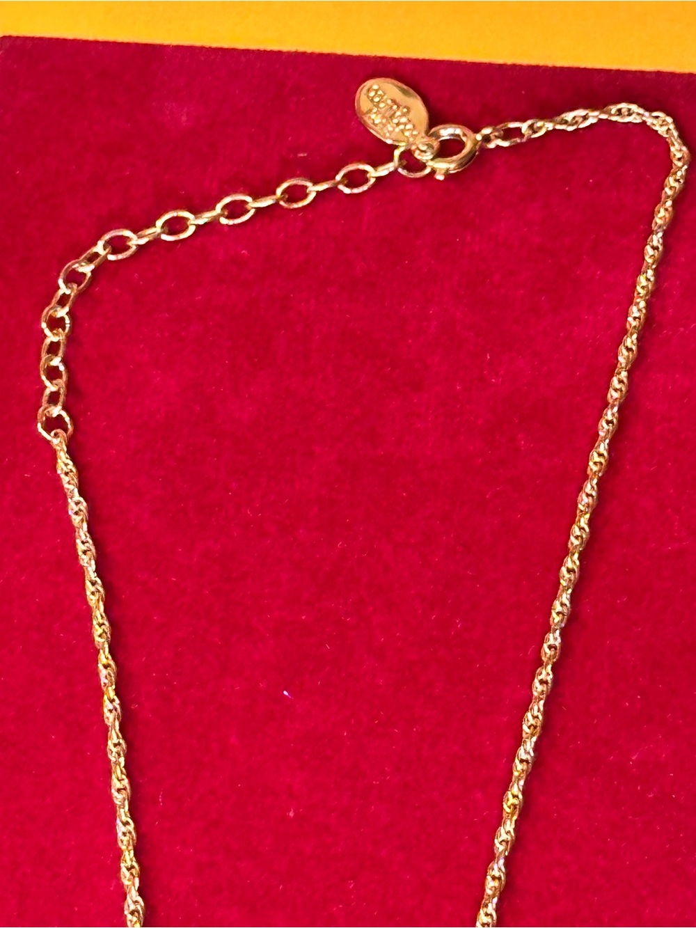 Courreges Paris Gold Logo Circle Pendant Necklace - Picture 9 of 12